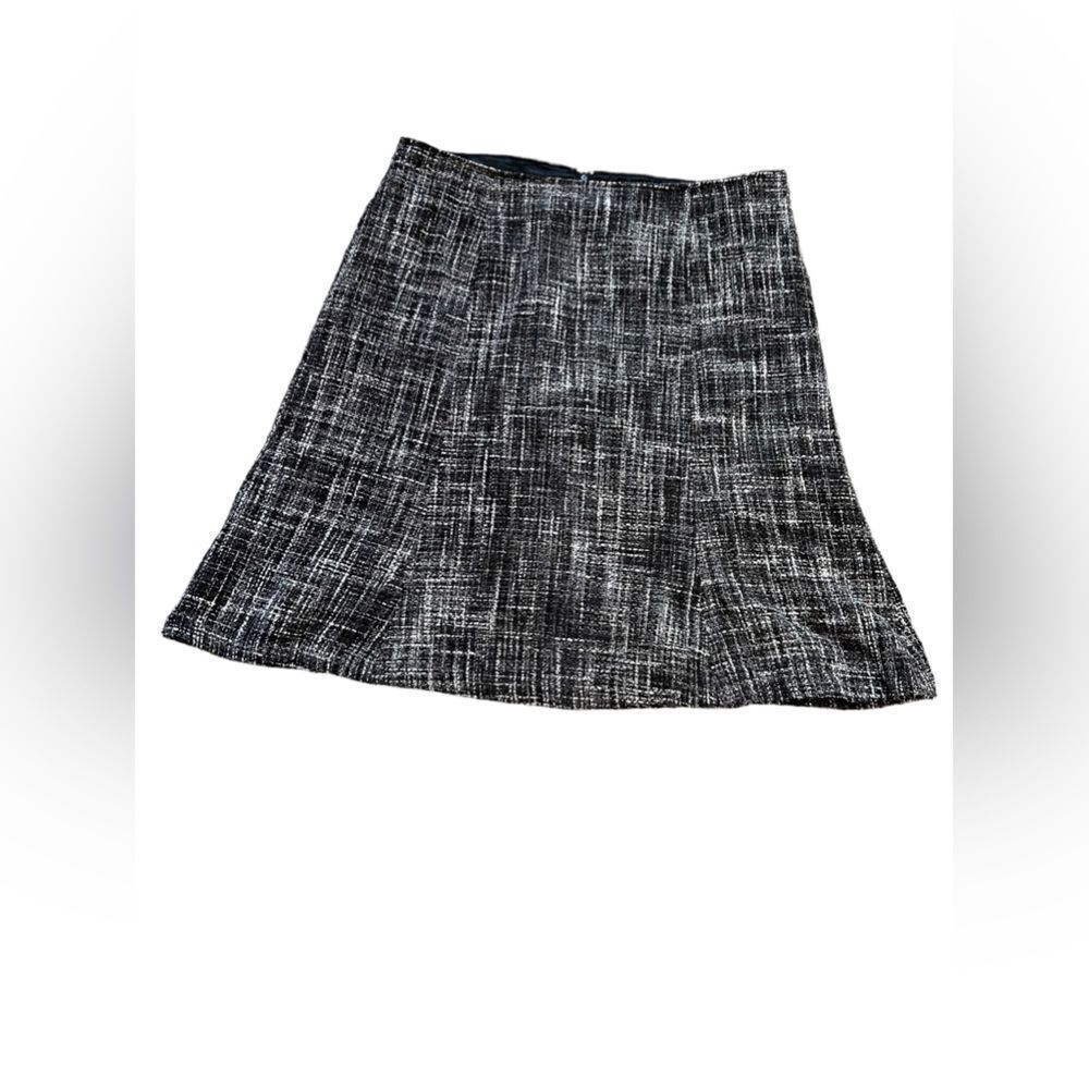 REITMANS Grey Tweed High Waisted Trumpet Knee Length Skirt 15